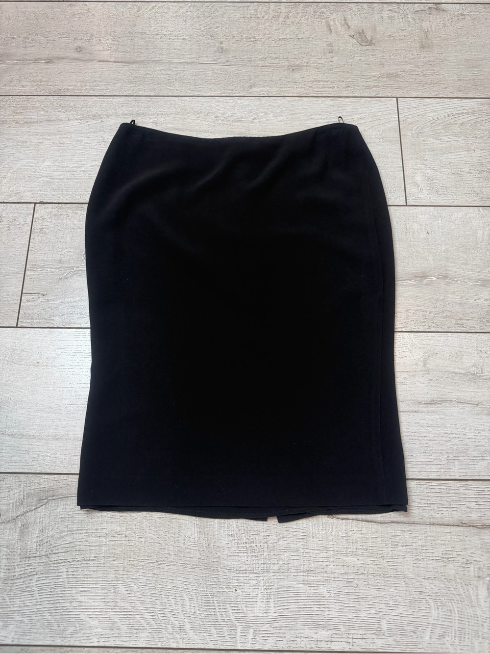 Alexander McQueen Black Silk Wrap Pencil Skirt Size 42